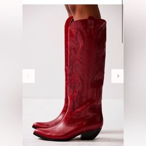 Jeffrey Campbell Cherry Red Boots price firm